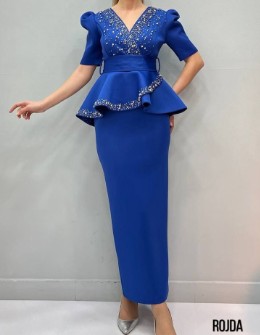  پوشاک | لباس زنانه لباس شب مجلسی زنانه تُرک اورجینال پارچه قواصی کِشی