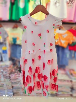  پوشاک | لباس بچگانه سارافون ساحلی