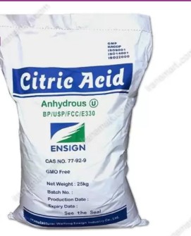  مواد شیمیایی | اسید سیتریک سیتریک خشک گرید غذایی