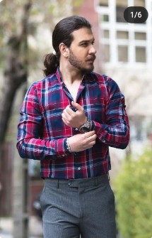  پوشاک | لباس مردانه پیراهن دوخت فرنگی