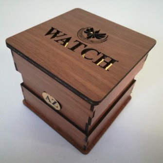  کادویی و صنایع دستی | لوازم کادویی جعبه ساعت چوبی کادویی