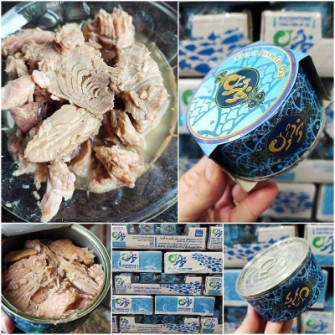 کنسانتره و کنسرو | تن ماهی تن ماهی خوشتون رنگ آبی فیروزه ای 180 گرمی