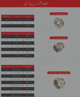  تجهیزات ساختمانی | شیرآلات لوله های پنج لایه ، اتصالات برنجی ، شیرآلات توپی وکلکتور