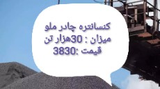  مواد معدنی |  کنسانتره چادر ملو